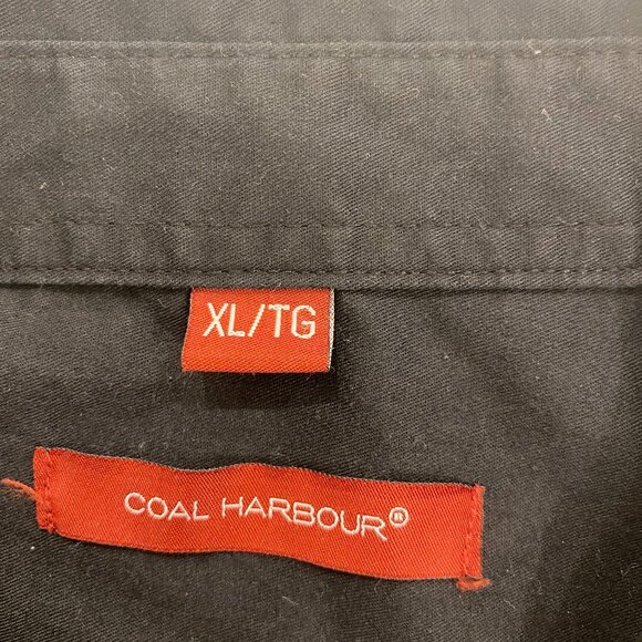 Coal Harbour Black Button Down Long Sleeve Embroidered Shirt, size XL - Picture 6 of 6